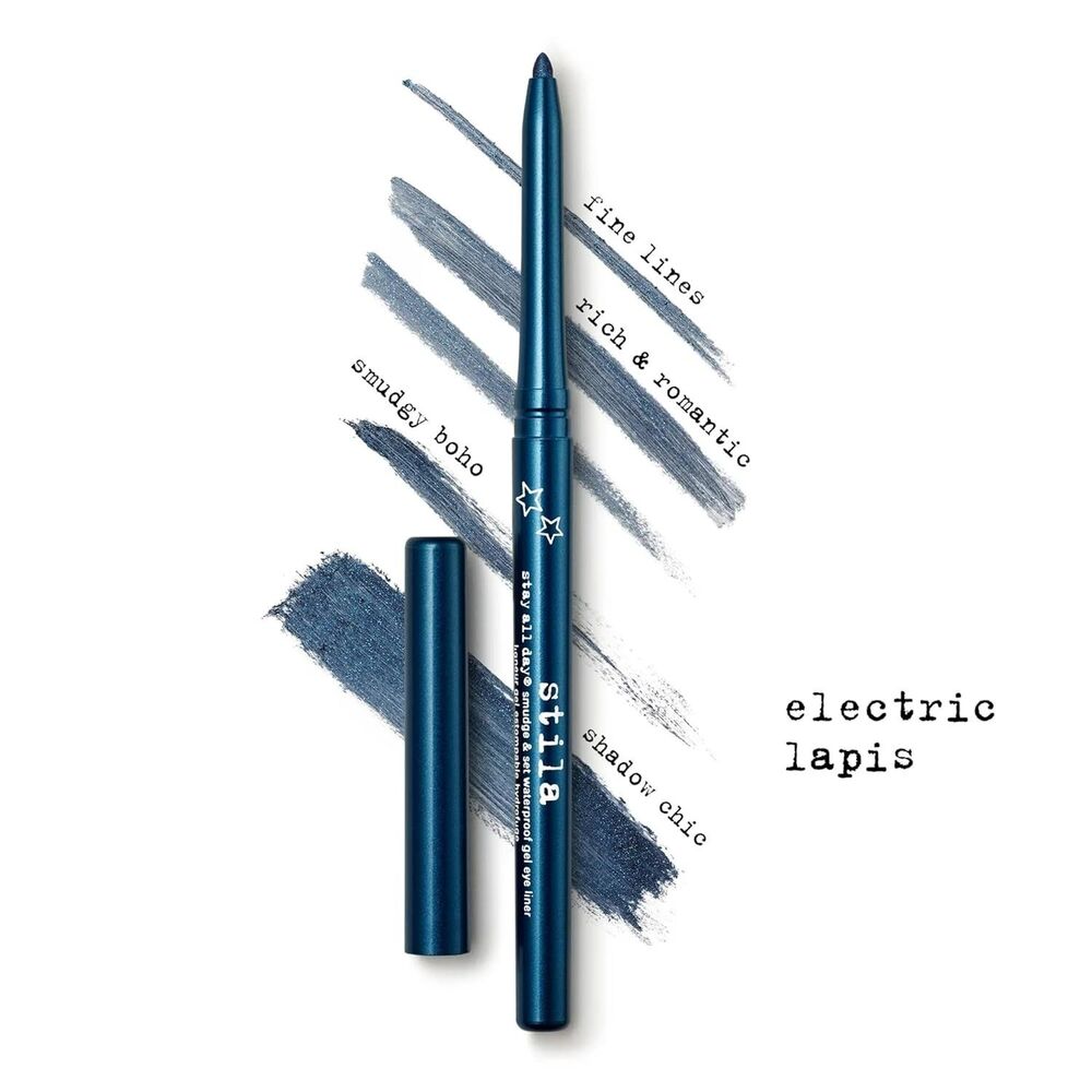 stila Stay All Day Smudge & Set Waterproof Gel Eyeliner Long-Wear Electric Lapis